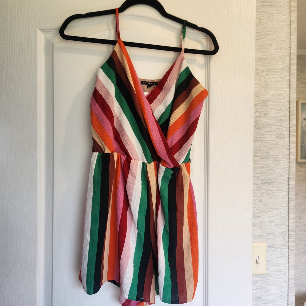 Staccato Multicolor Striped Rompet Size M EUC